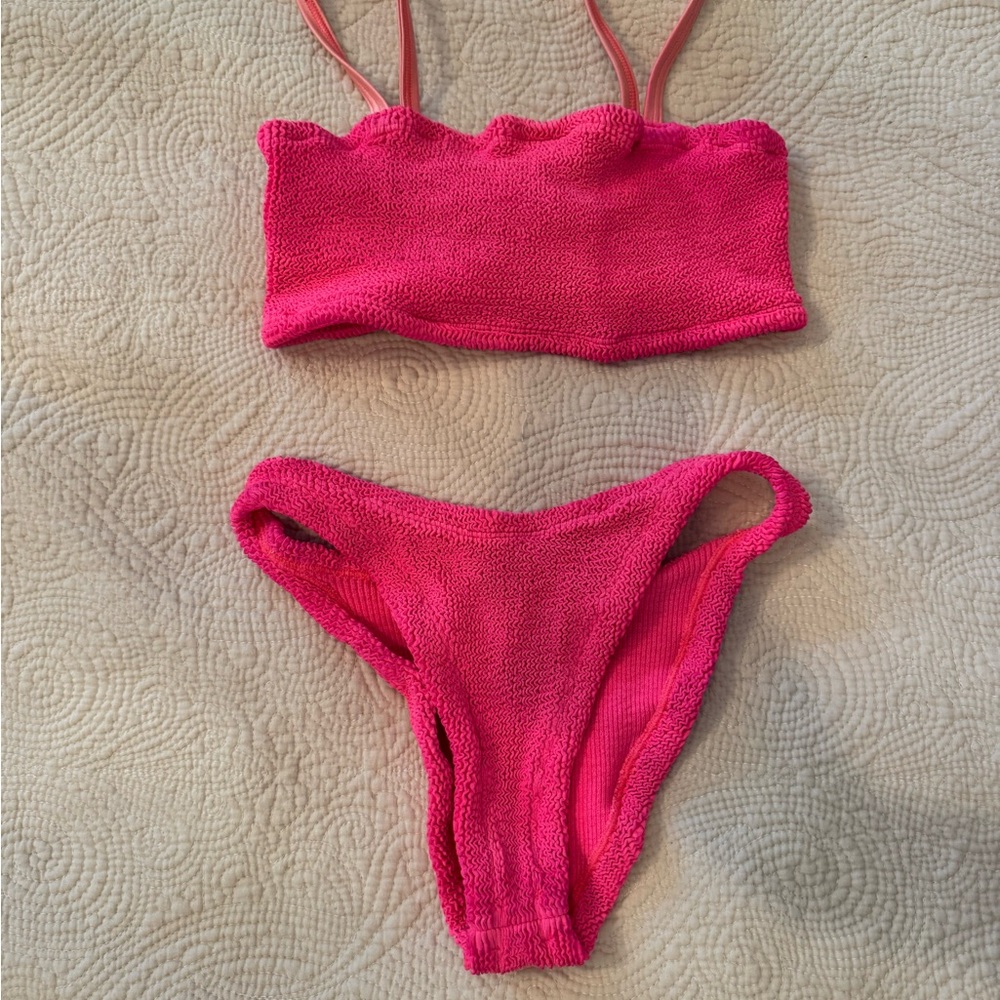 Hunza G Bright Pink Swimwear